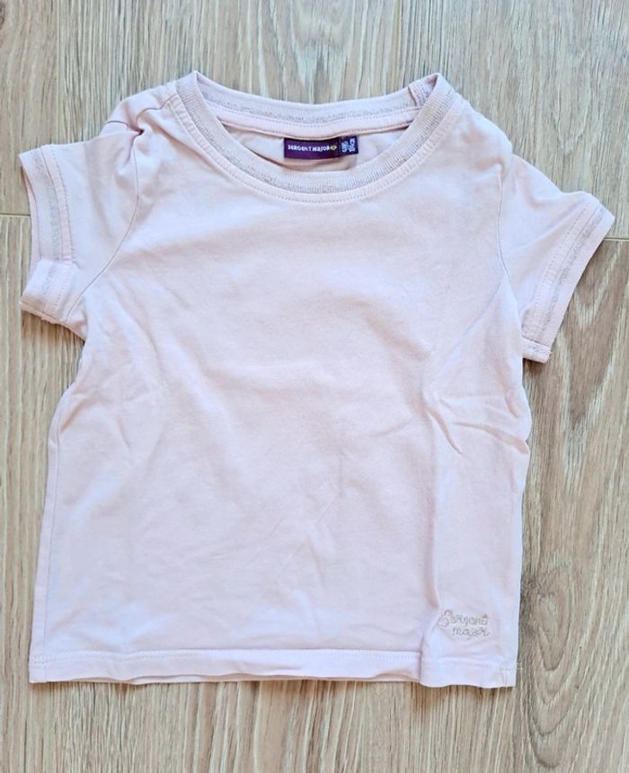 Lot de 3 tee-shirts fille 4 ans Sergent Major - photo numéro 3