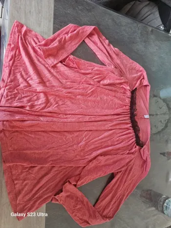 Blouse rouge clair rosegal L