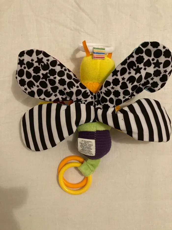 Papillon hochet jouet éveil Lamaze - photo numéro 2