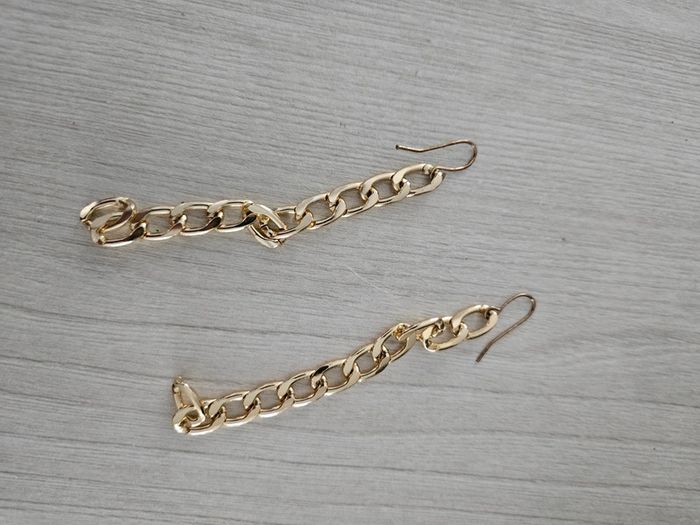 Boucle d'oreille chaînette