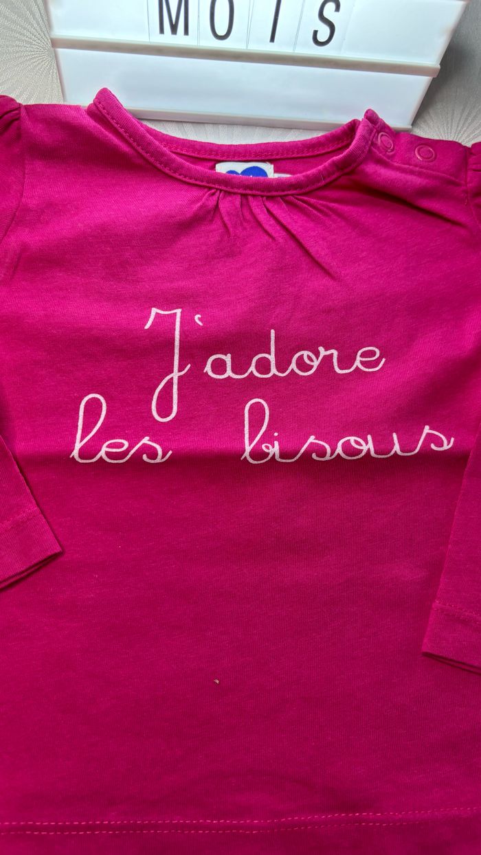 Tee-shirt manches longues 12 mois - photo numéro 2