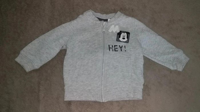 Gilet zippé garçon 6-9mois