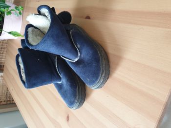 Bottines fourrées bleues - Taille 25