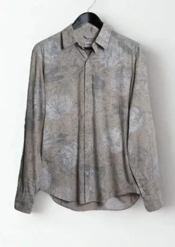 Chemise manches longues motifs fleurs hawaïennes Kenzo Taille M