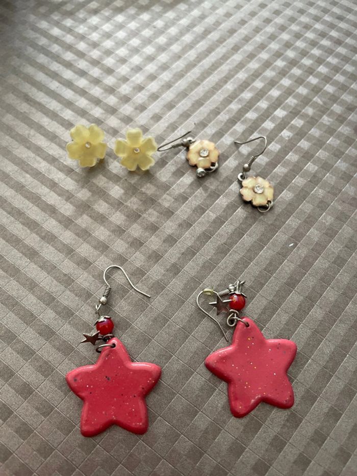 Lot de boucles d oreilles