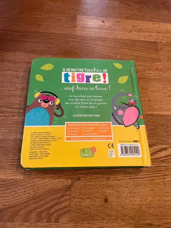Un livre d’éveil à toucher Il ne faut pas toucher un tigre ! Sauf dans ce livre - photo numéro 3