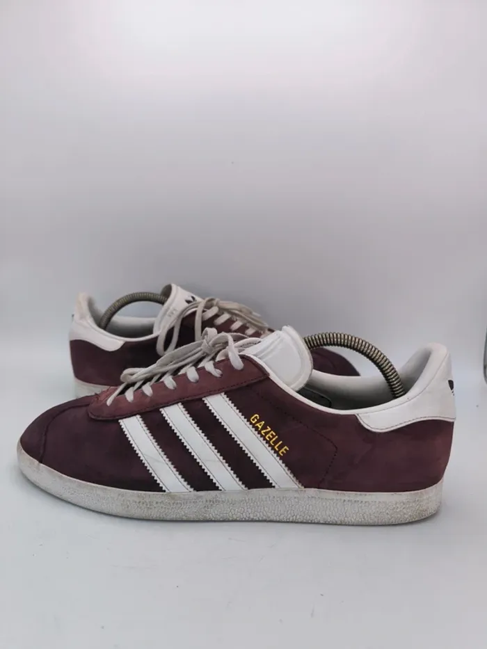 Baskets homme Adidas gazelle bordeaux Taille 44 2/3
