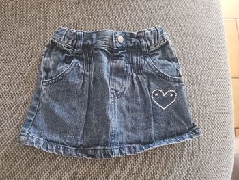 Jupe en jean 6 mois