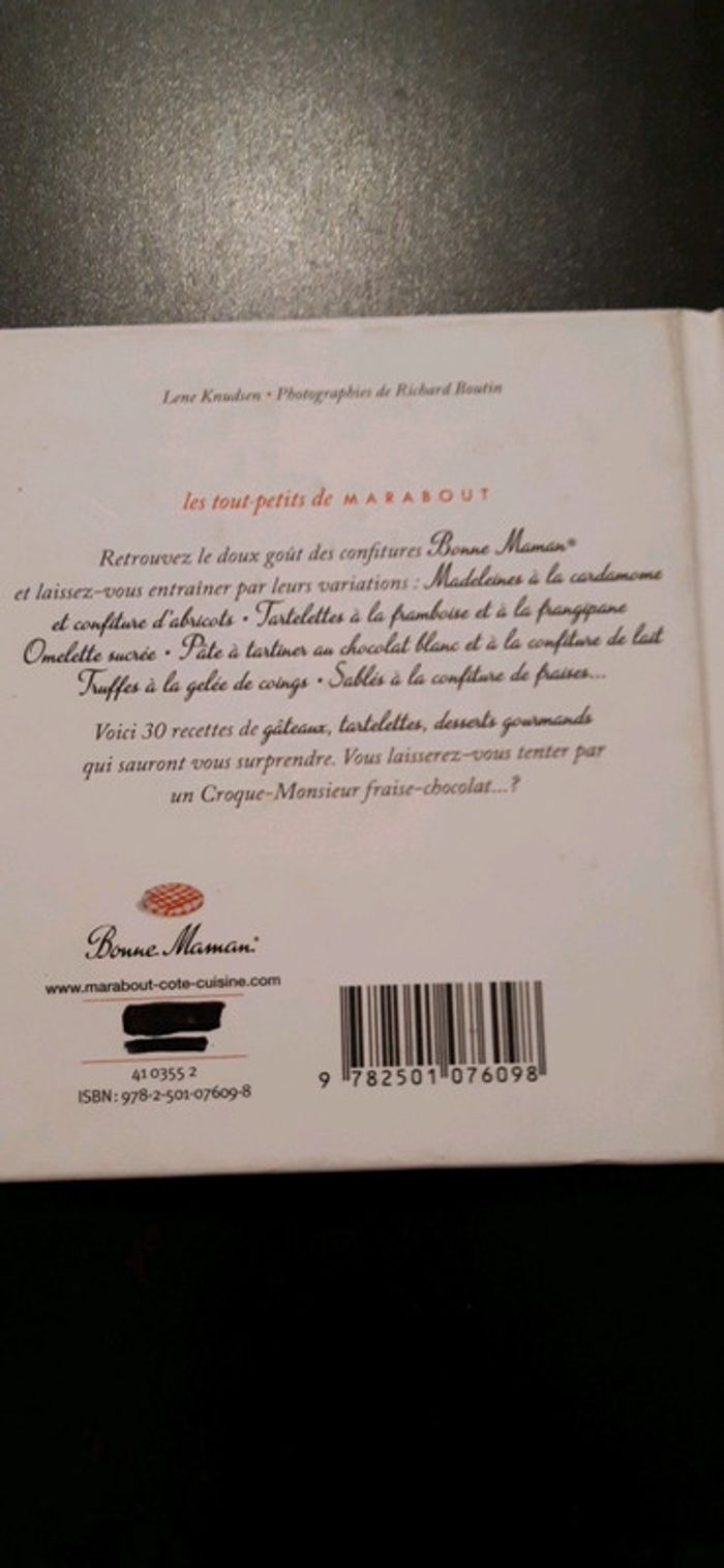 Livre recettes goûter bonne maman - photo numéro 2