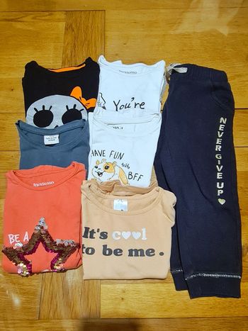 Lot 6 t-shirts ML 1 jogging