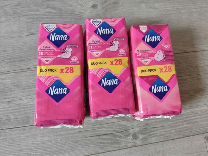 Lot de 3 paquets nana neufs