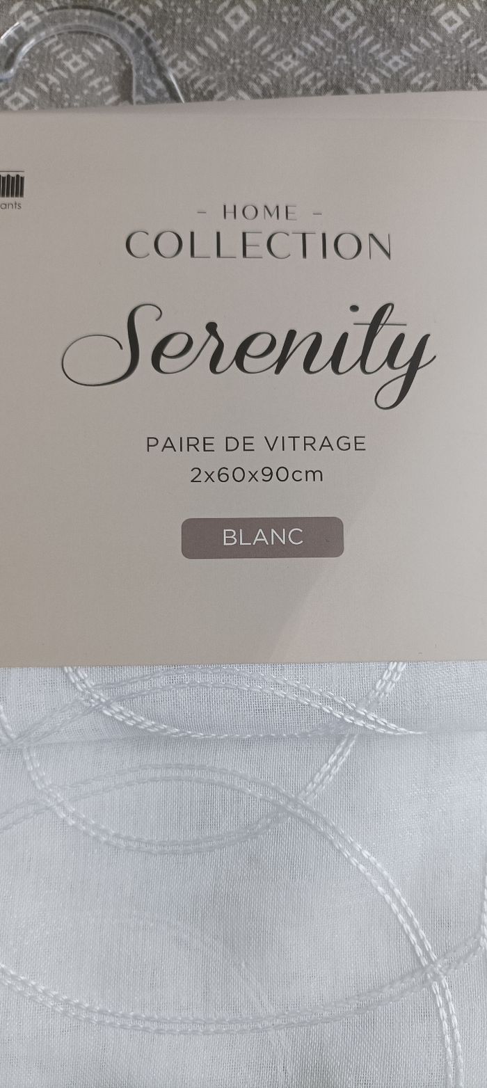 Paire de rideaux blanc - photo numéro 5