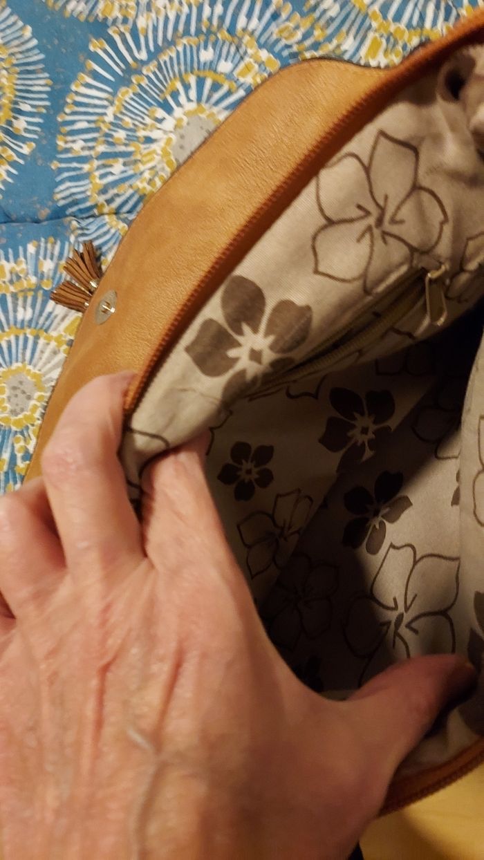 Sac bandoulière camel - photo numéro 2