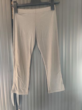 Leggings mi mollet taille S kaki 