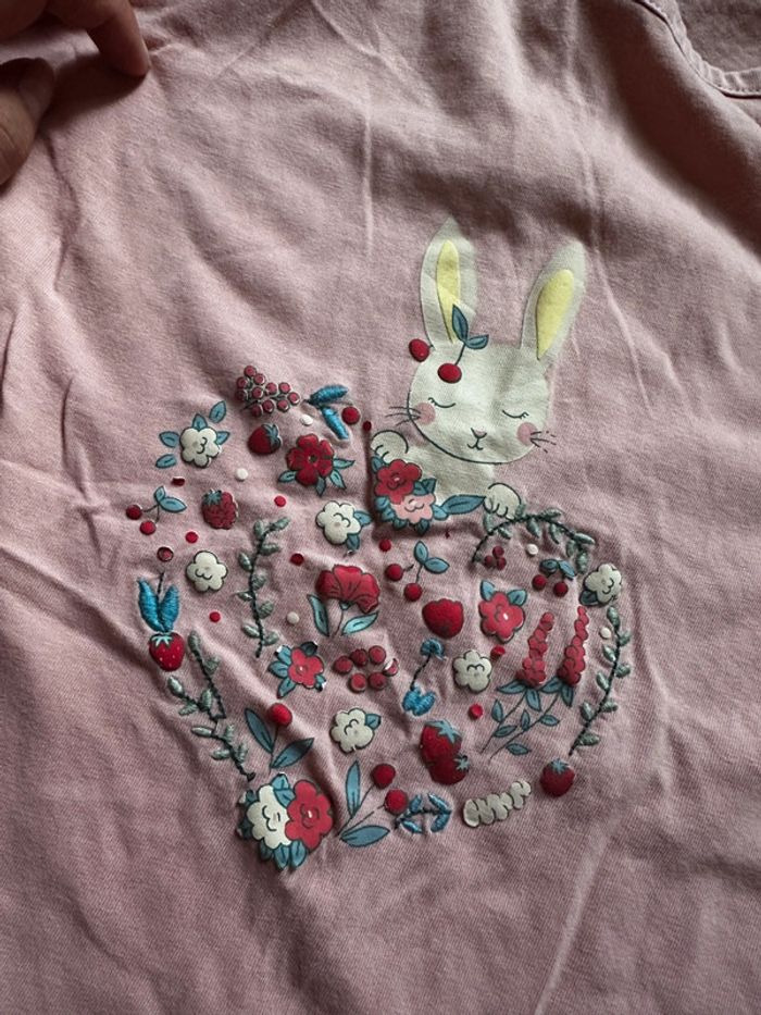 TEE shirt lapin cœur sergent major 11a - photo numéro 3