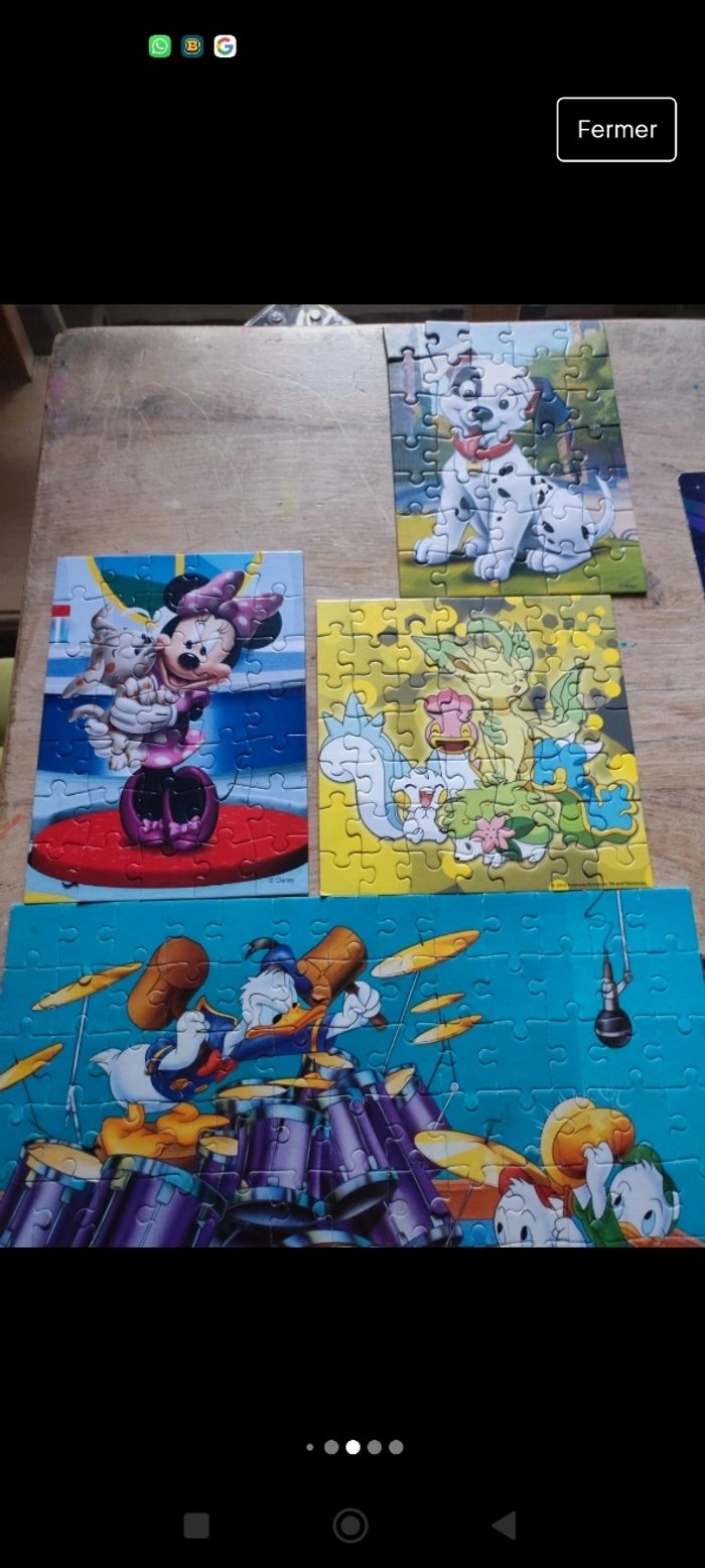 Lot de 9 puzzles