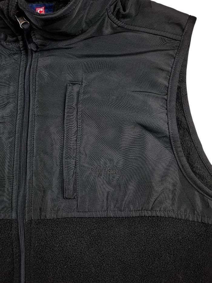 polaire sans manches Chaps noir zippé taille XL - photo numéro 7