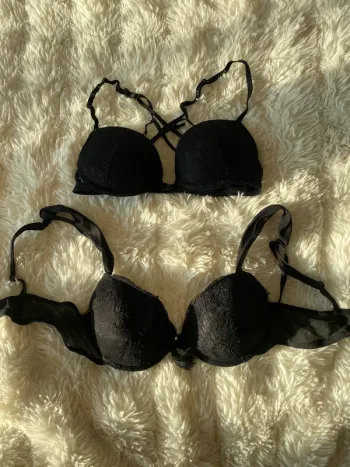 Lot de 2 soutiens gorges noirs