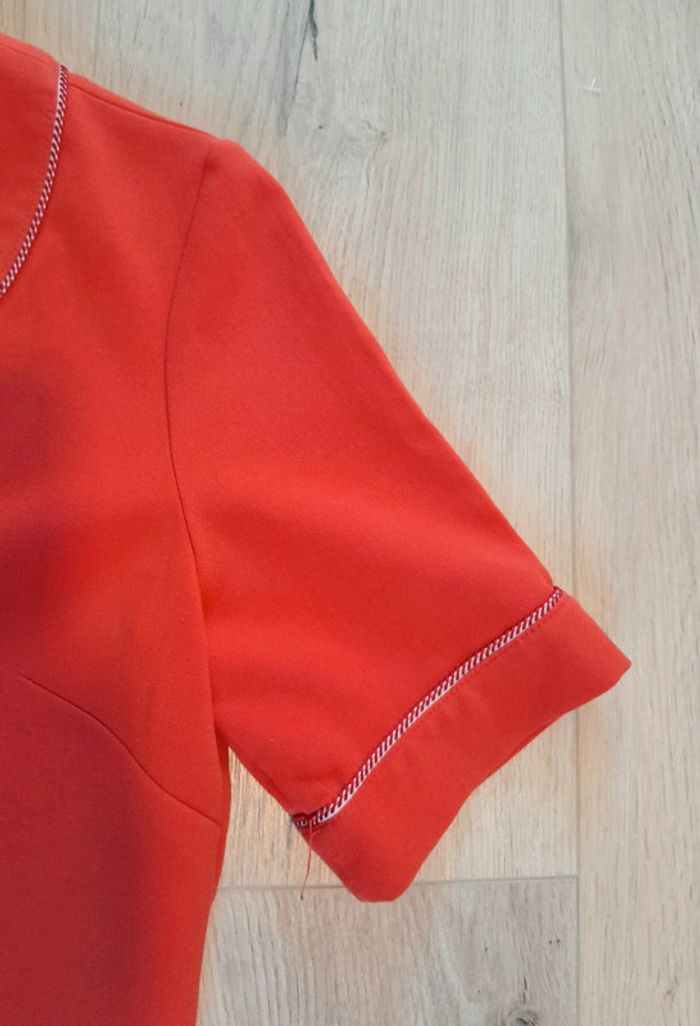 Robe rétro vintage à manches courtes - photo numéro 4