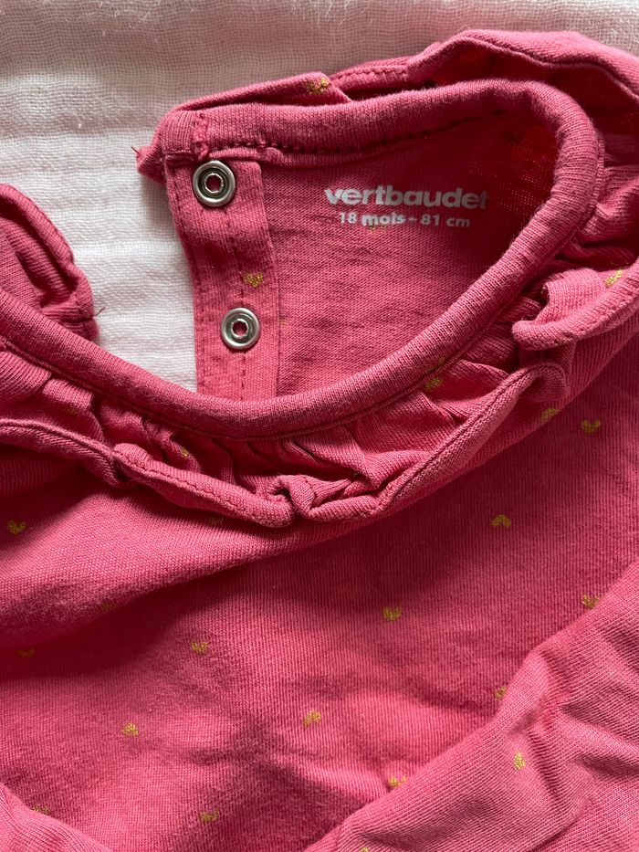 Haut rose Vertbaudet 18 mois - photo numéro 2