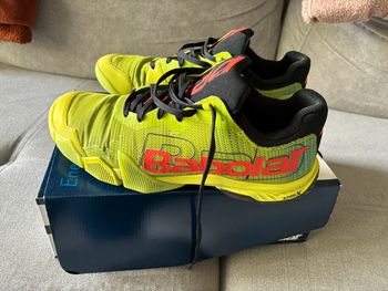 Baskets Padel Babolat Jet Premura jaune/vert taille 44