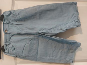 bermuda pantacourt bleu 12 ans