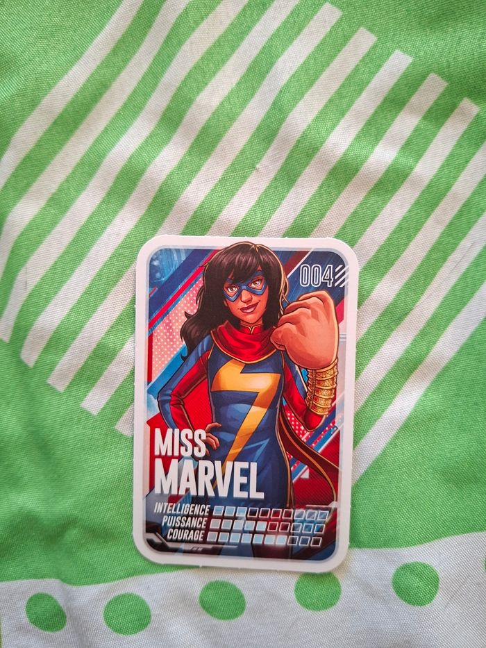 Carte Marvel pars en mission 004