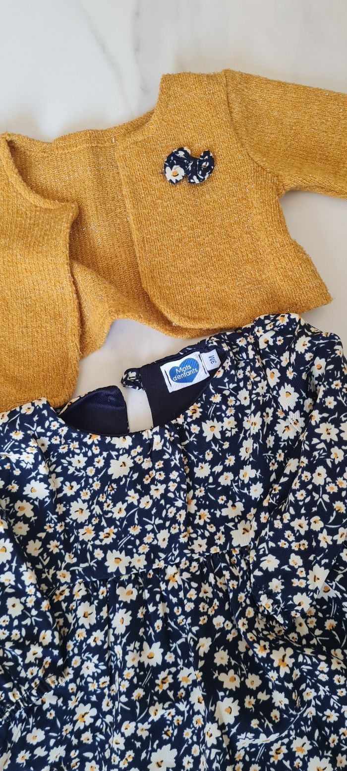 Robe et gillet bébé fille 3 mois - photo numéro 2