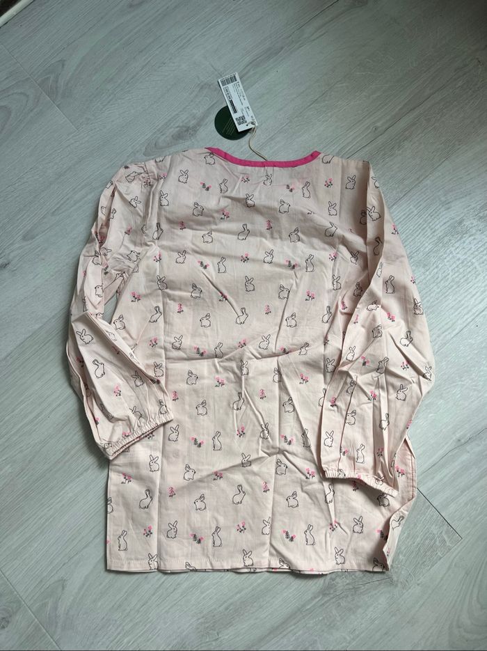 Tablier école fille en tissu 8 ans Monoprix neuf - photo numéro 2