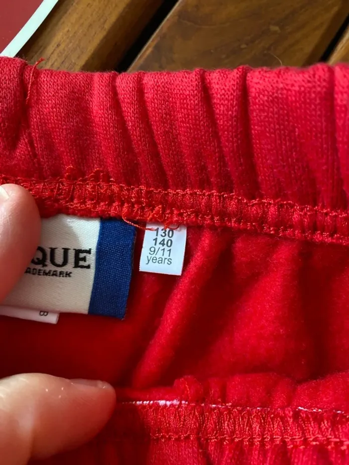 Pantalon jogging rouge enfant 9/11 ans - photo numéro 3