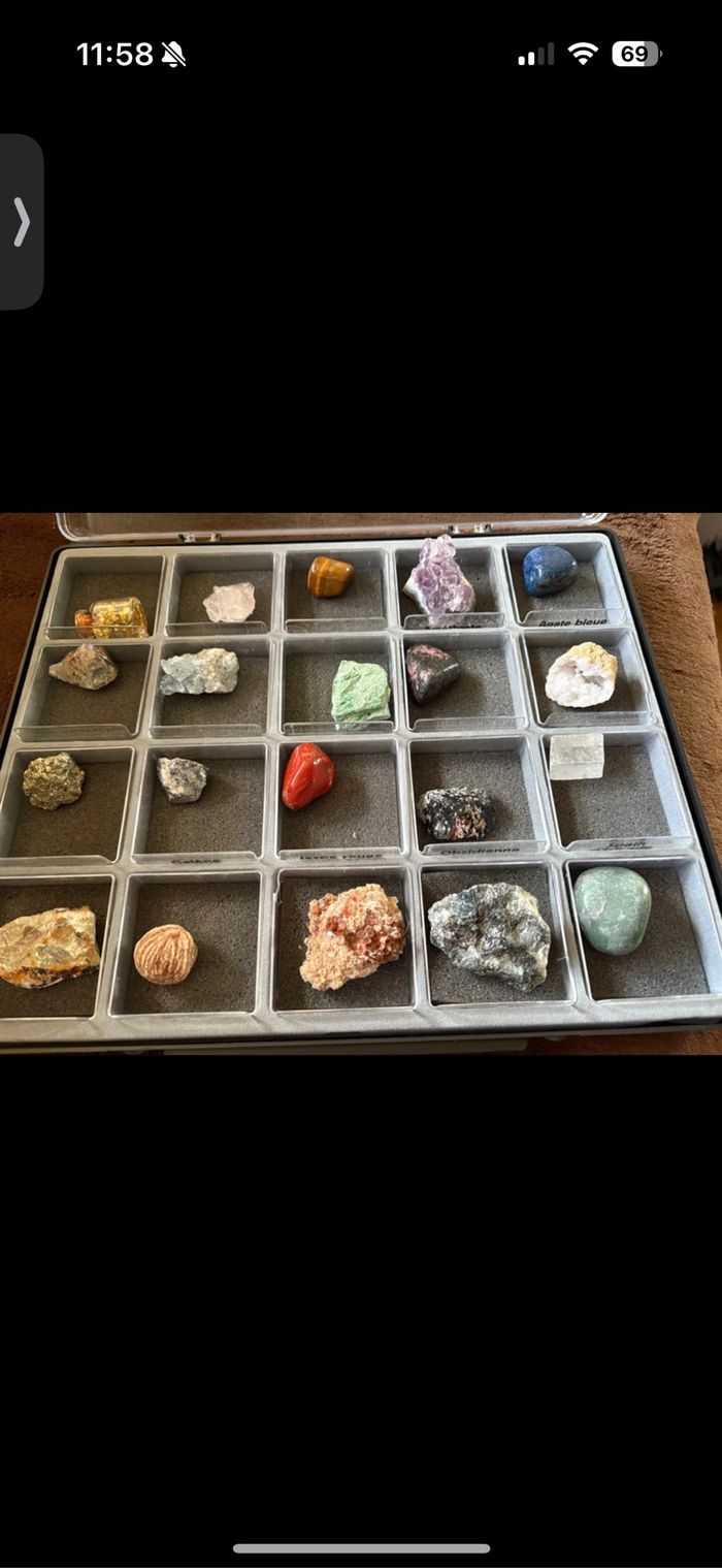 Collection minéraux