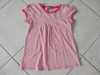 T-shirt manches courtes fille Vynil Fraise – 8 ans