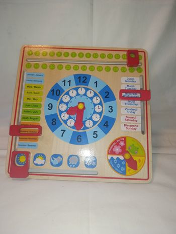 Calendrier en bois
