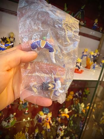 Figurine dragon ball gashapon hg + végéta