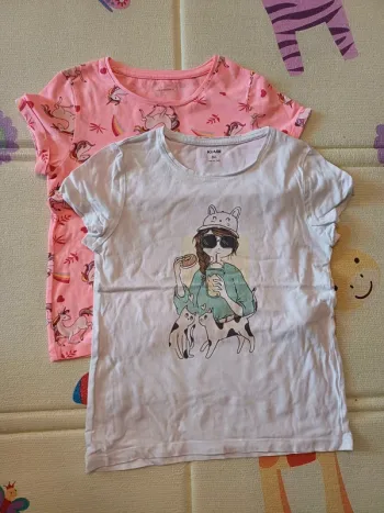 Lot t shirt 8 ans