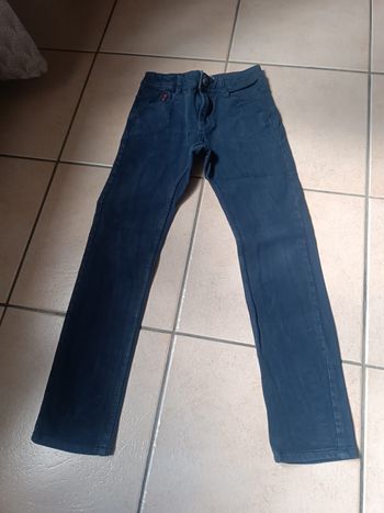 Pantalon bleu marine slim Okaïdi 7 ans