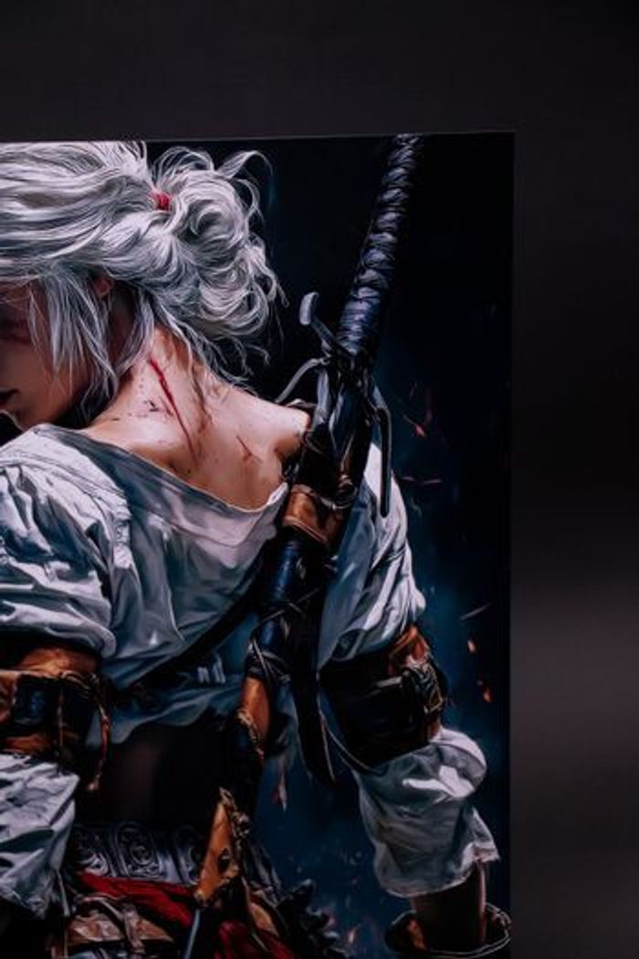 Poster métallique 30cm x 42cm Ciri The Witcher + aimant mural fourni. - photo numéro 5