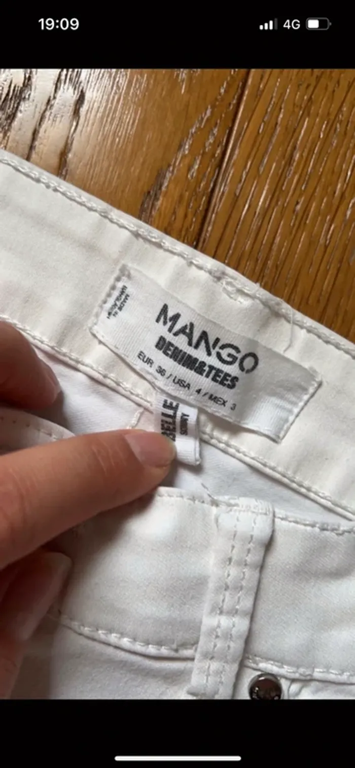Jeans blanc - photo numéro 3