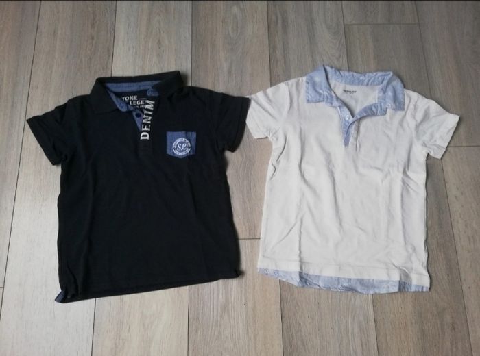 Lot de 2 polo tee-shirts manches courtes vertbaudet