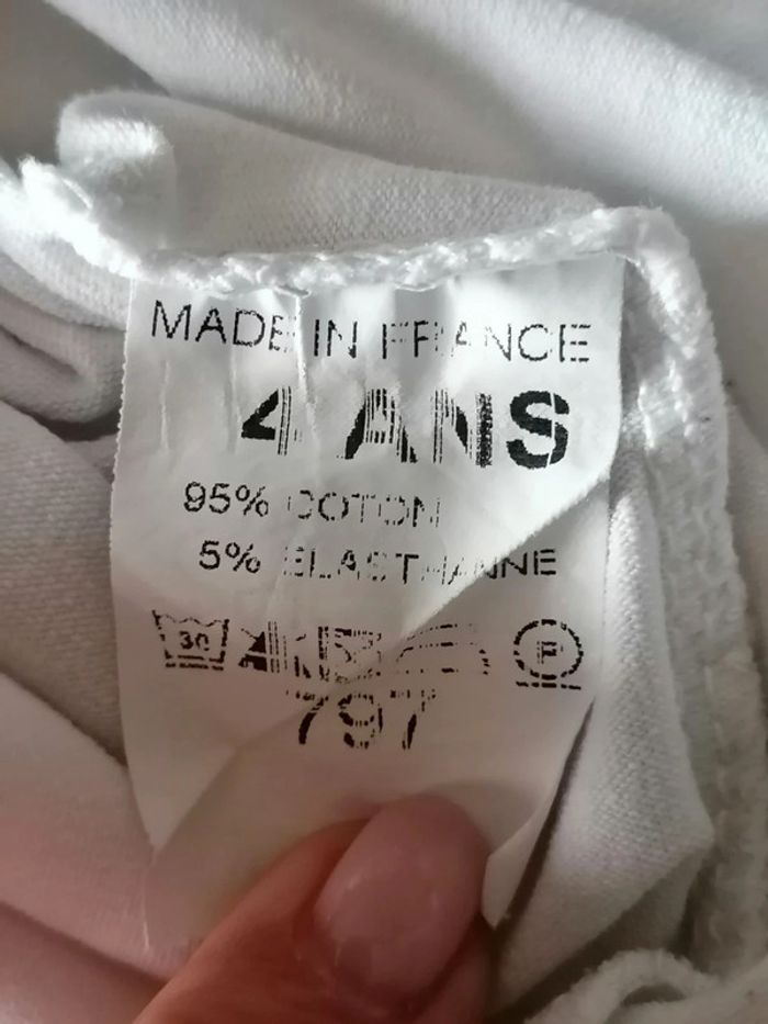 Tee-shirt 4ans belle et rebelle - photo numéro 2