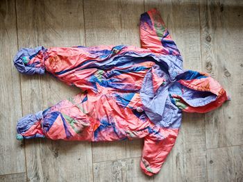 Combinaison bébé vintage colorée