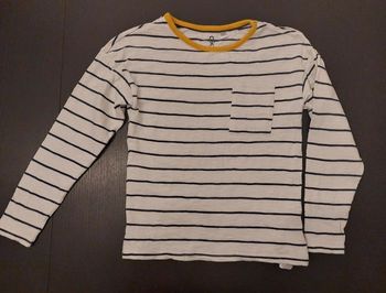 Pull marinière Okaïdi 10 ans