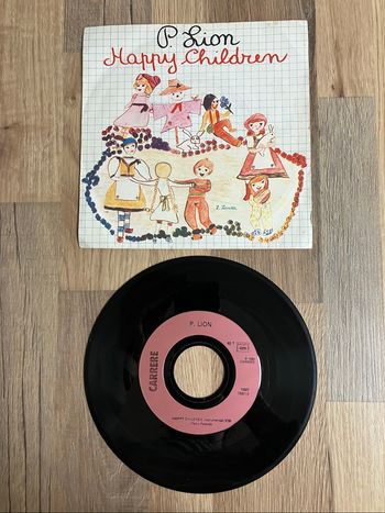 Vinyle 45 tours-P.Lion-Happy children