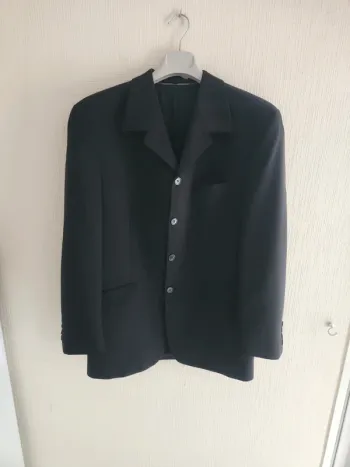Veste de costume noire Griffe Noire L avec poches