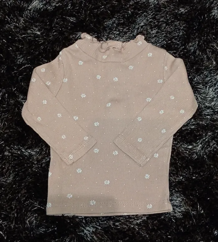 T-shirt manches longues Kiabi 1 mois