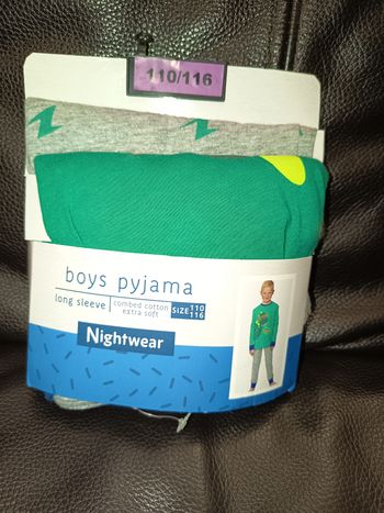 Pyjama coton 2 pièces garçon, taille 5-6 ans, NEUF