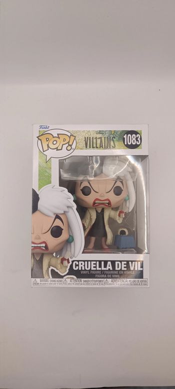 Funko Pop : DIsney vilains 1083 - Cruella De Vil