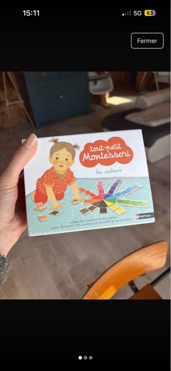 Tout-petit Montessori - les couleurs -Nathan