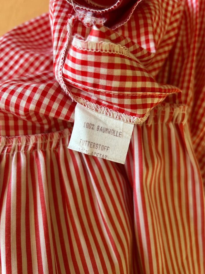 🍒Longue jupe vintage carreaux vichy à volants champêtre cottagecore gingham ruffled long skirt🍒 - photo numéro 14