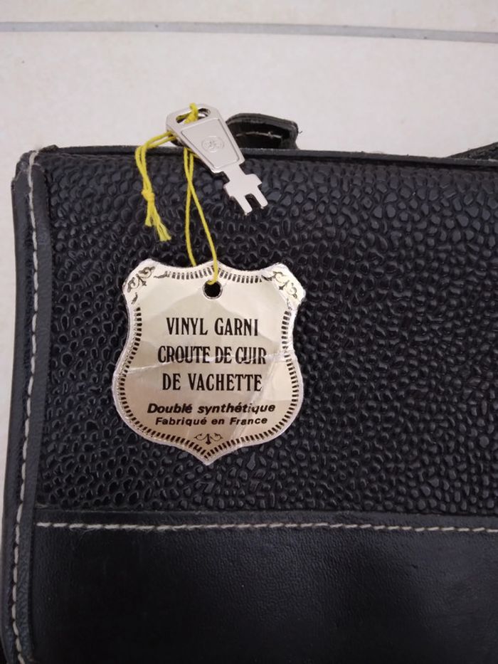 Sac à main cuir noir - photo numéro 12